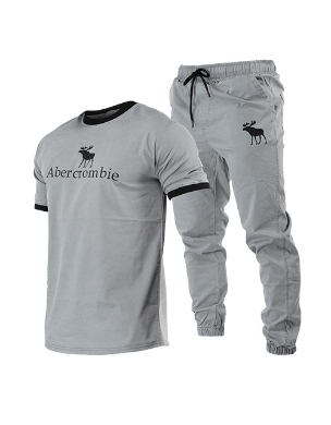 ست تیشرت و شلوار اسپرت Abercrombie & Fitch مدل 38010